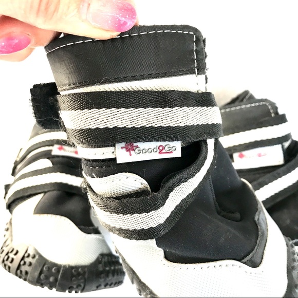 Good2Go Dog Good2go Xl Dog Boots Black With Reflective Stripes